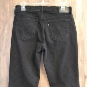 Levis 505 Straight Womens Black Jeans Size 28 (6S)